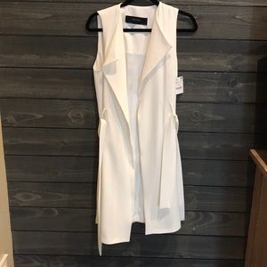 Brand new w/ tags Zara White long coat.